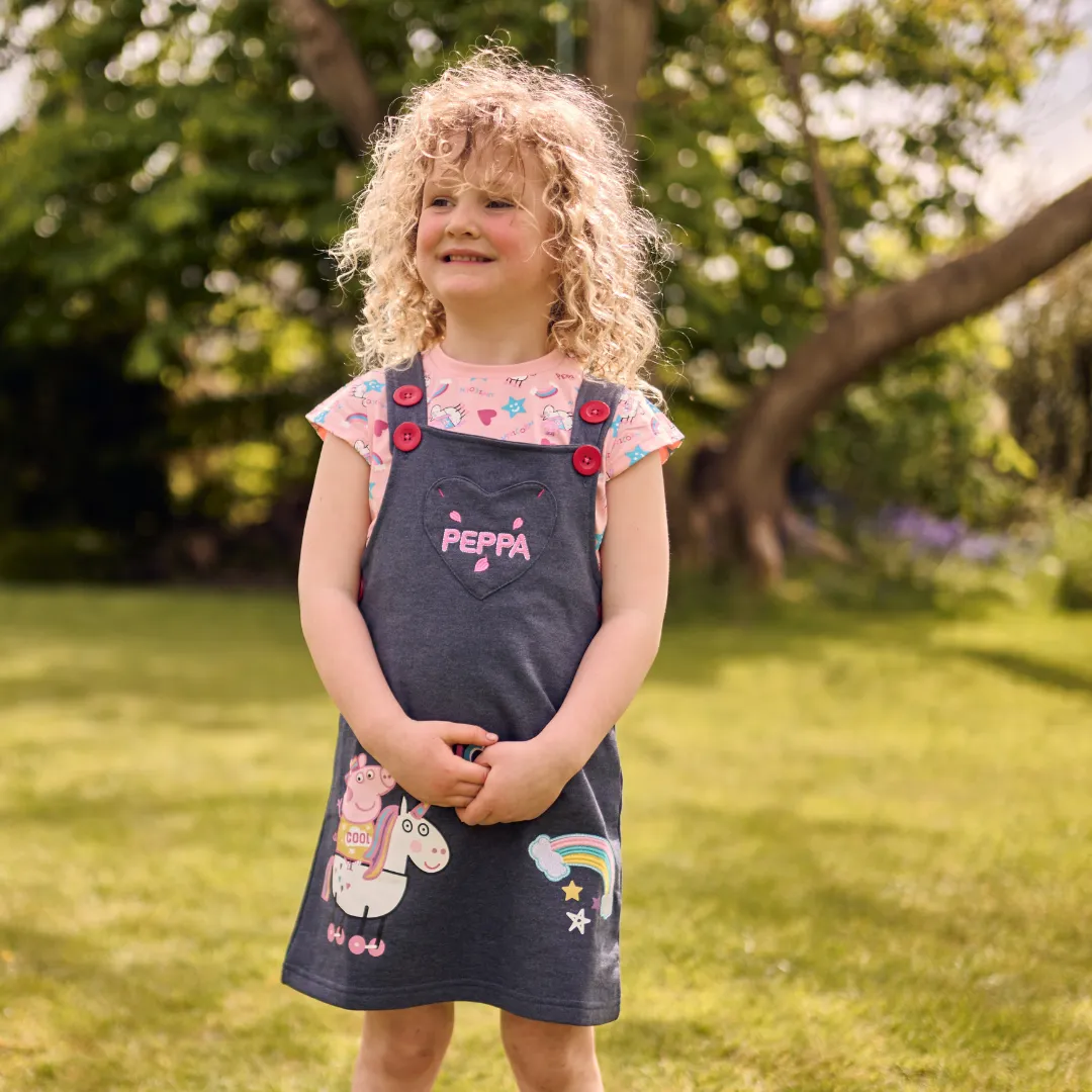 Peppa Pig Pinafore Dress Set