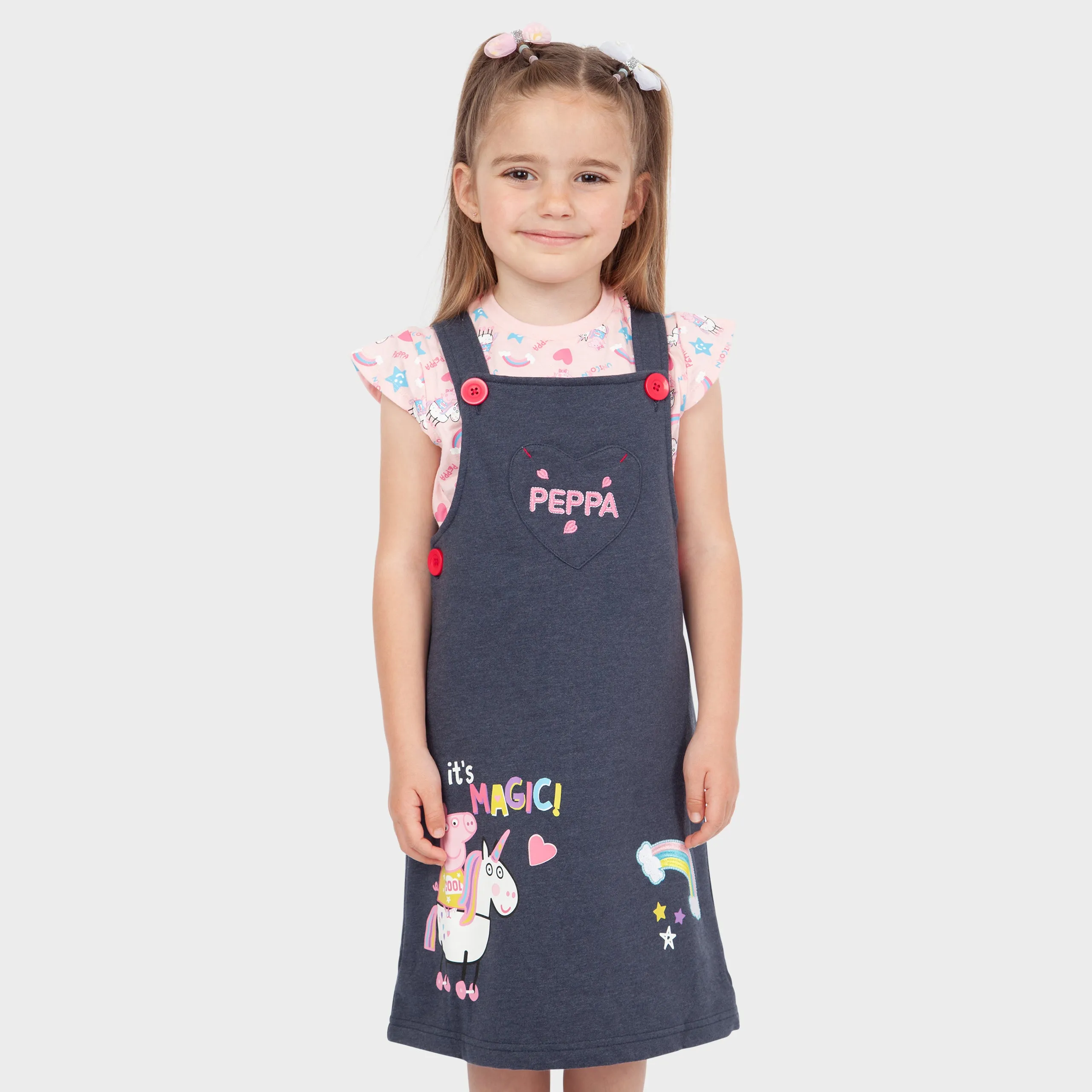 Peppa Pig Pinafore Dress Set