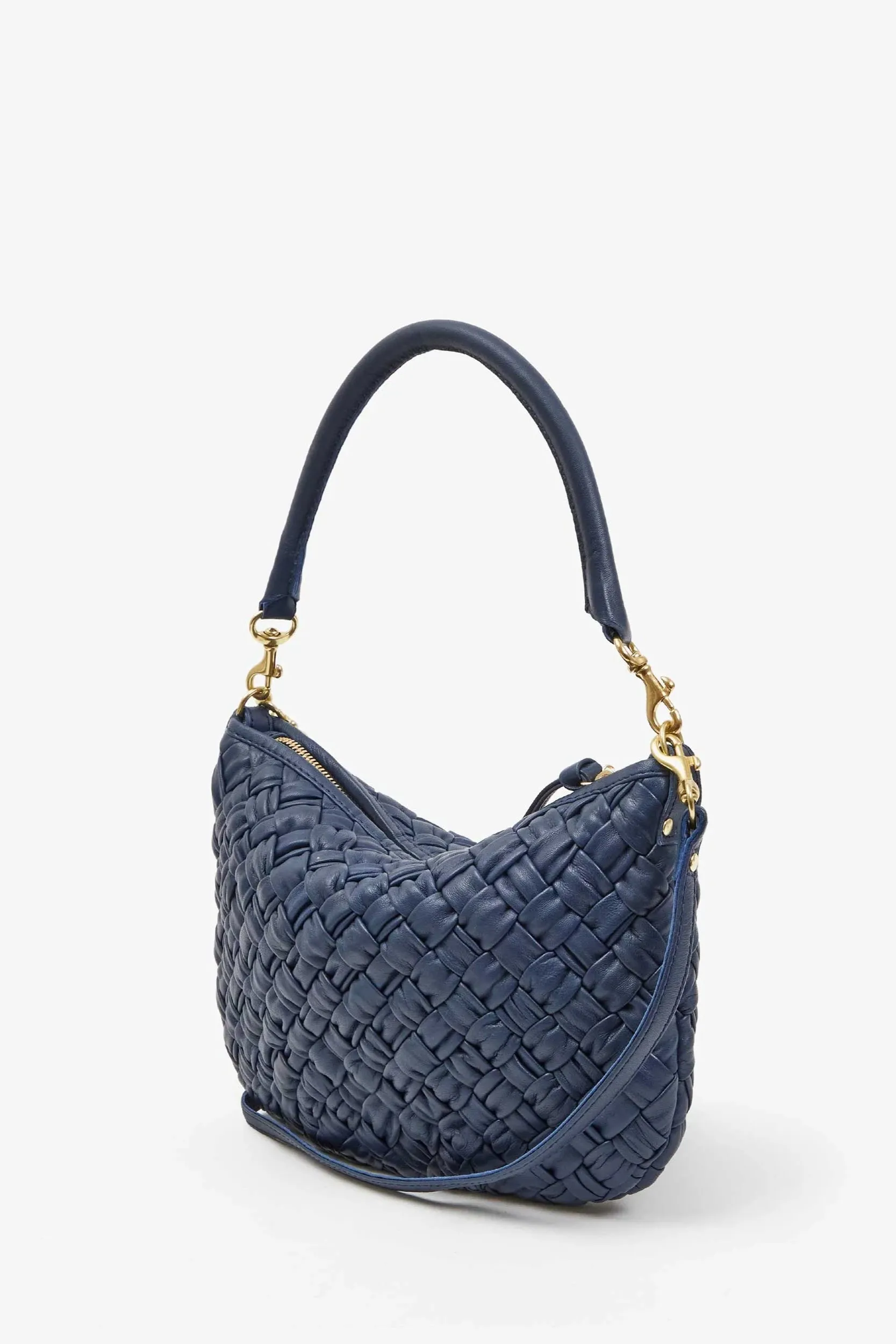 Petit Moyen Messenger Navy Puffy