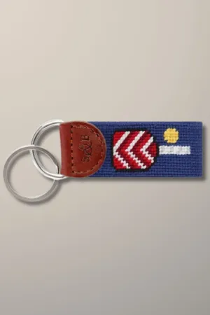 PICKLEBALL KEY FOB - CLASSIC NAVY