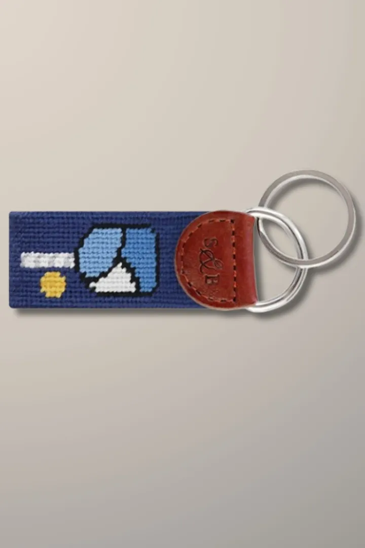 PICKLEBALL KEY FOB - CLASSIC NAVY