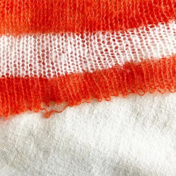 PLS READ Wildfox Medium American Flag Sweater Pullover Cropped Stars Striped