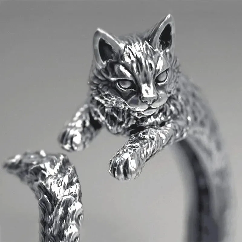 Purrfect Loop Metal Ring