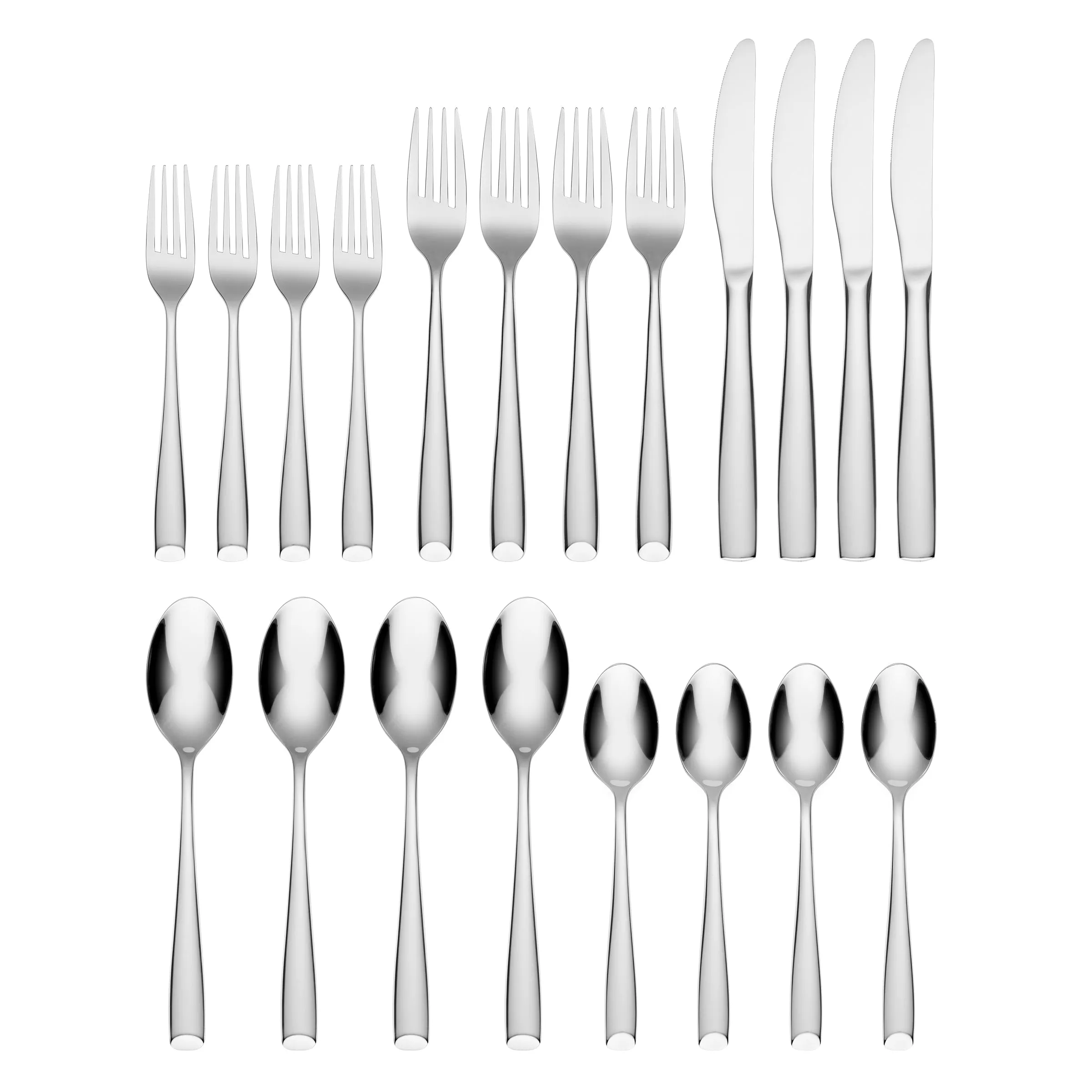 Rachel Mirror 20-Piece Flatware Set