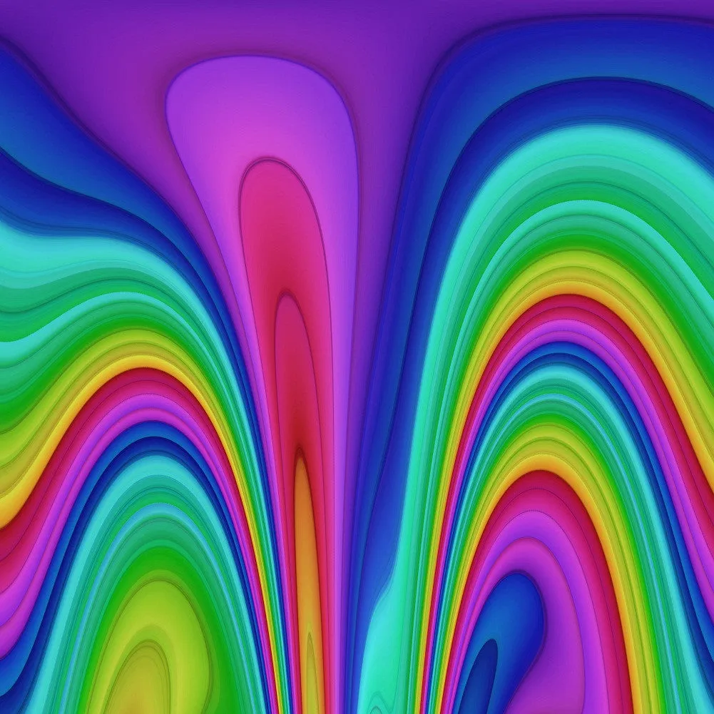 Rainbow Adhesive Vinyl Sheet