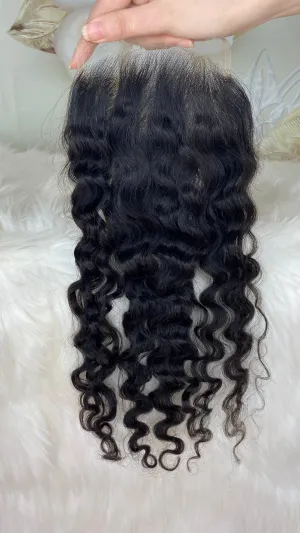 Raw hair 5x5 HD lace Closure