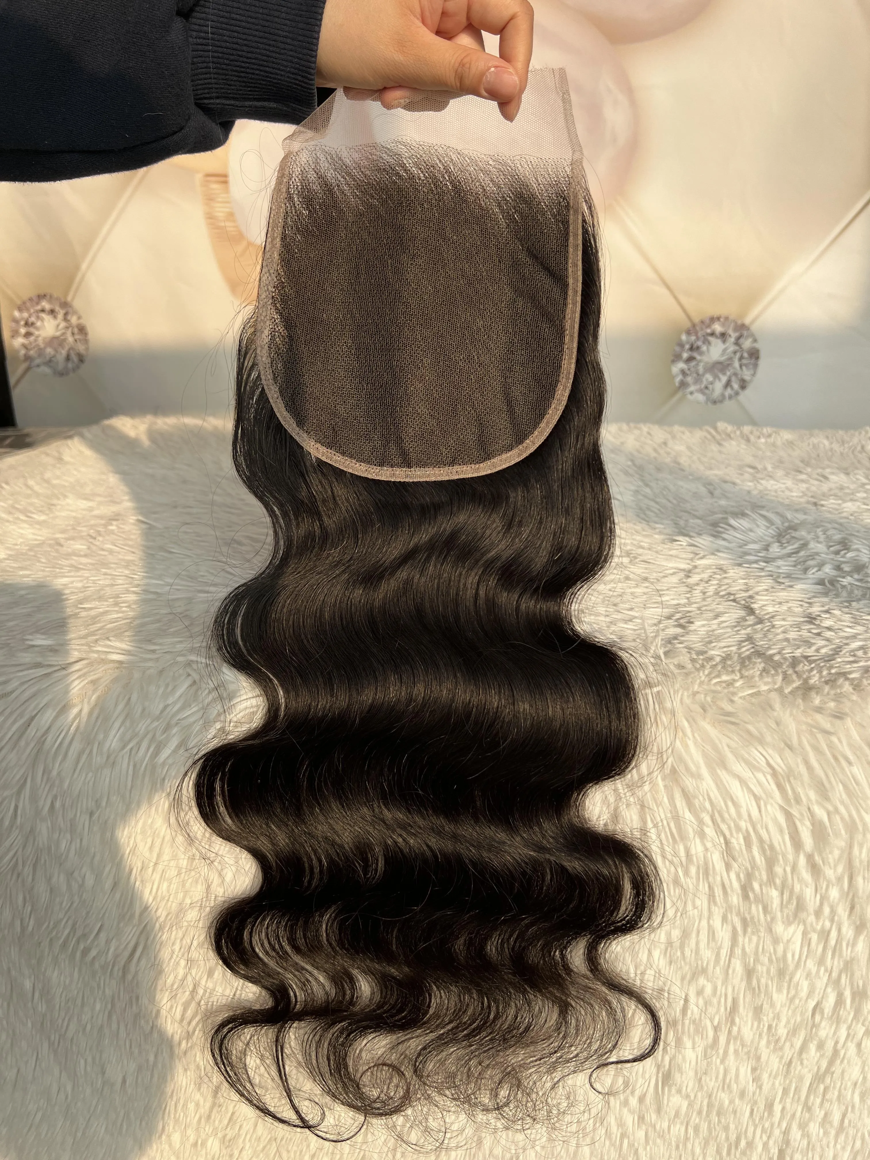 Raw hair 5x5 HD lace Closure