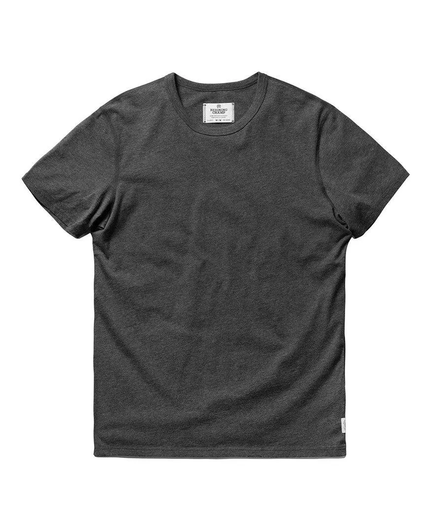 Ringspun Jersey T-Shirt Heather Charcoal