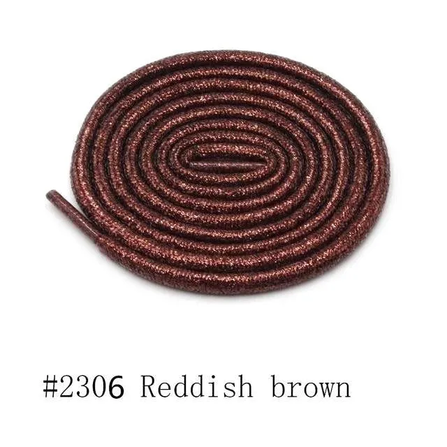 Round Metallic Shoelaces