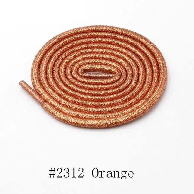 Round Metallic Shoelaces