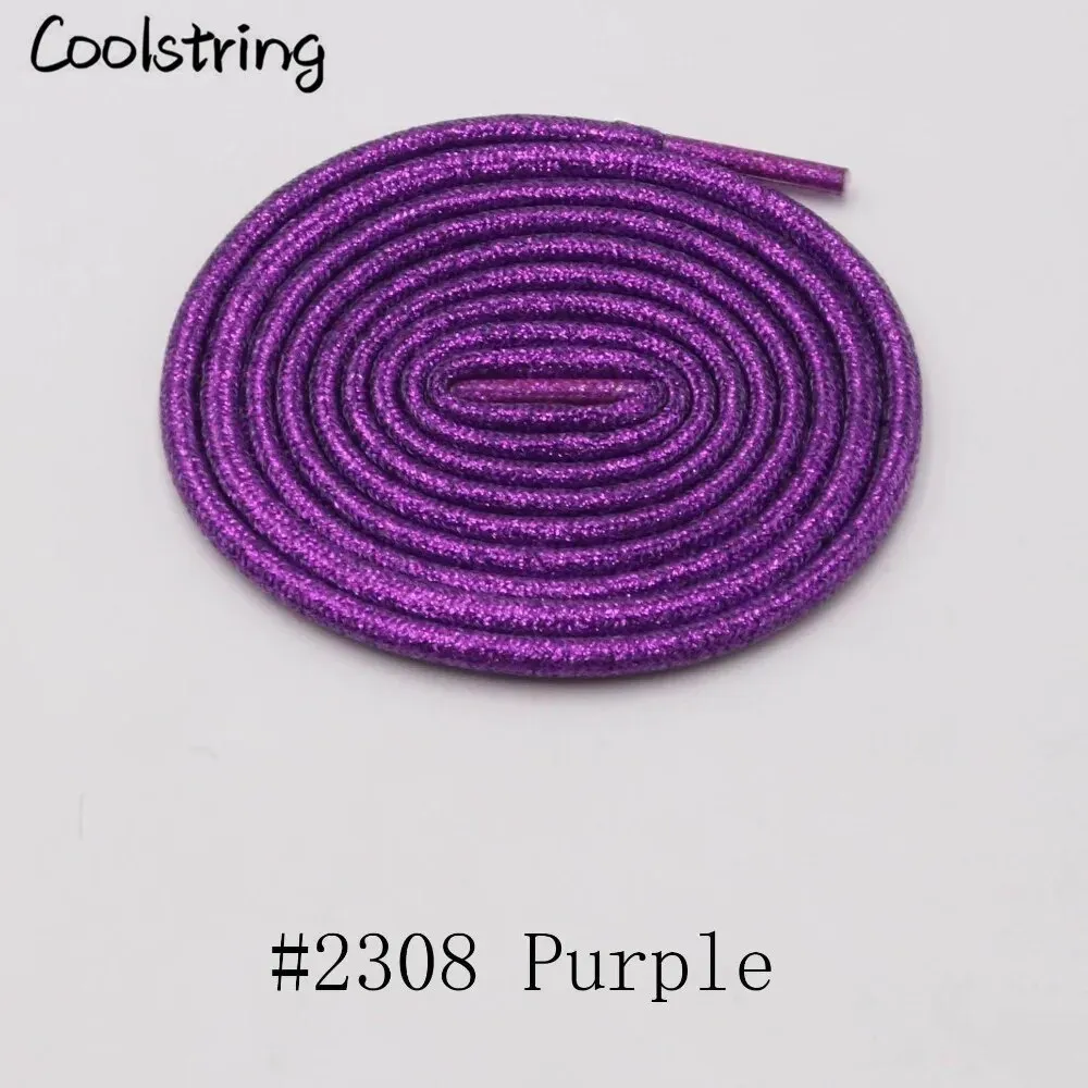 Round Metallic Shoelaces