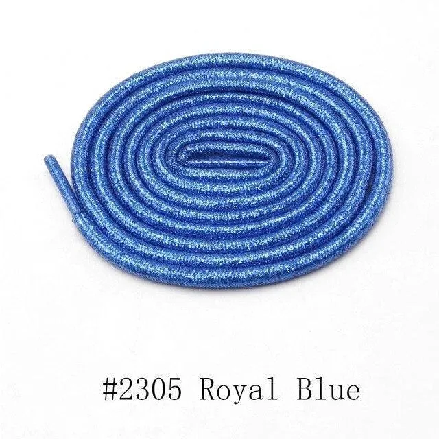 Round Metallic Shoelaces