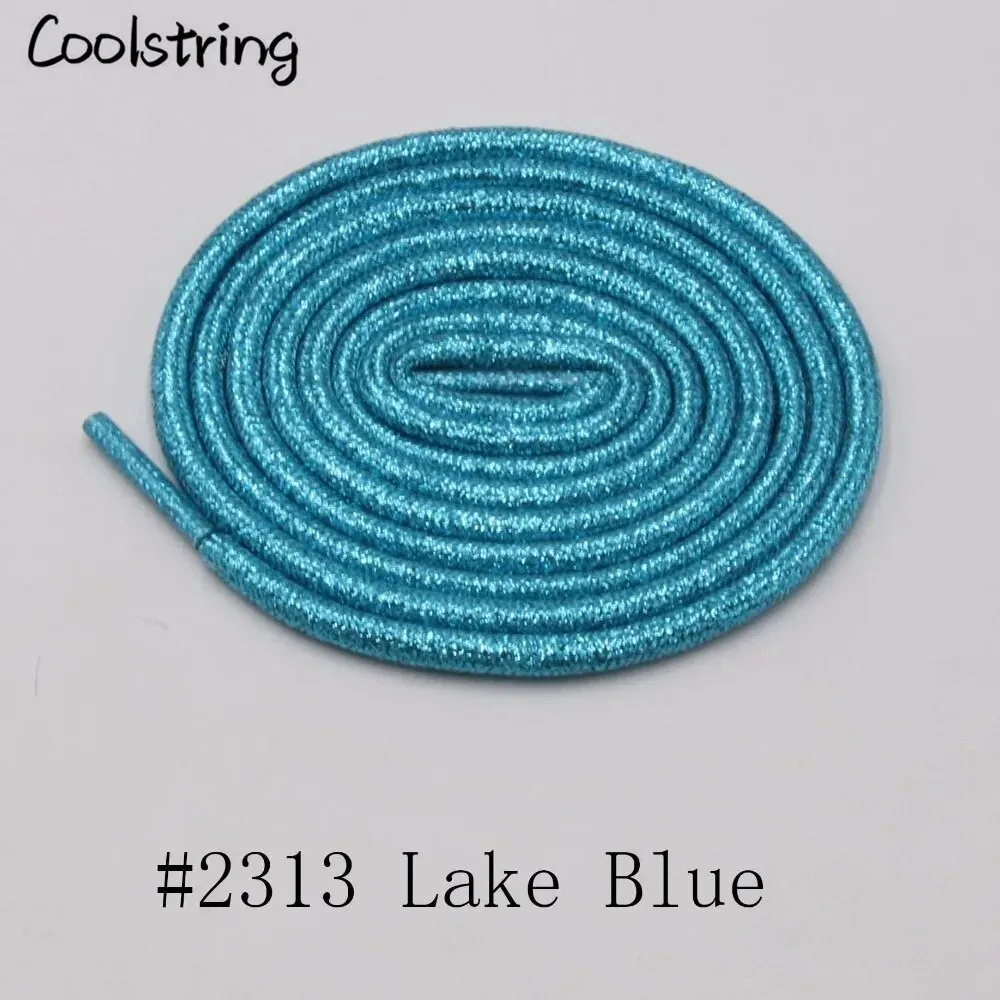 Round Metallic Shoelaces