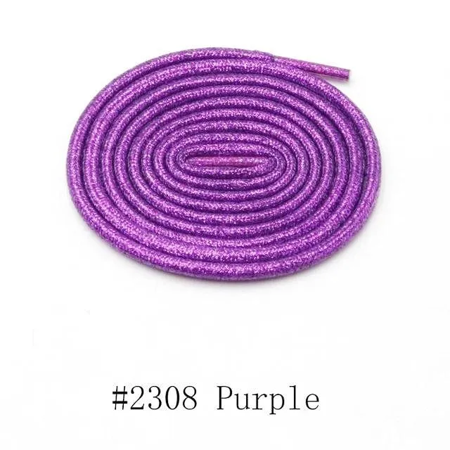 Round Metallic Shoelaces
