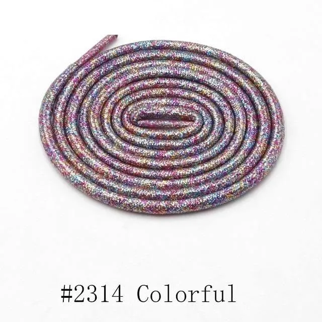 Round Metallic Shoelaces