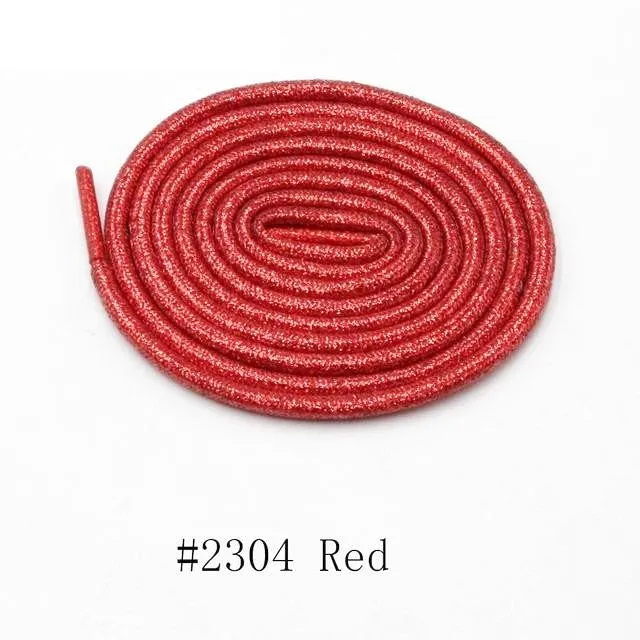 Round Metallic Shoelaces