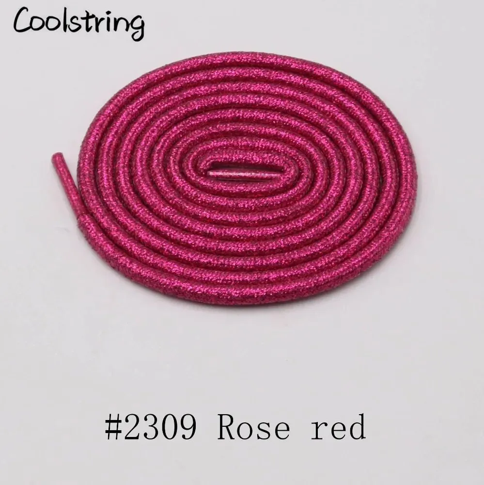 Round Metallic Shoelaces