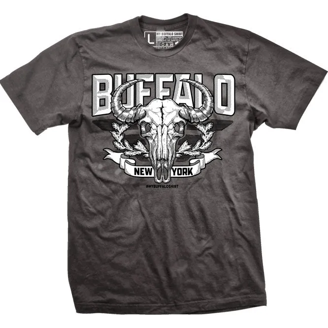 Rustic Buffalo Skull t-shirt
