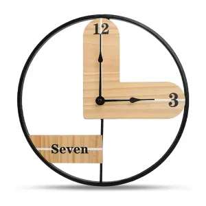 Rustic Farmhouse Wall Clock-12"