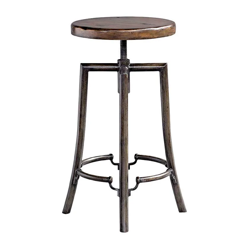 Rustic Industrial Bar Stool