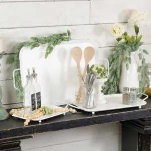 Rustic Metal Serving Tray
