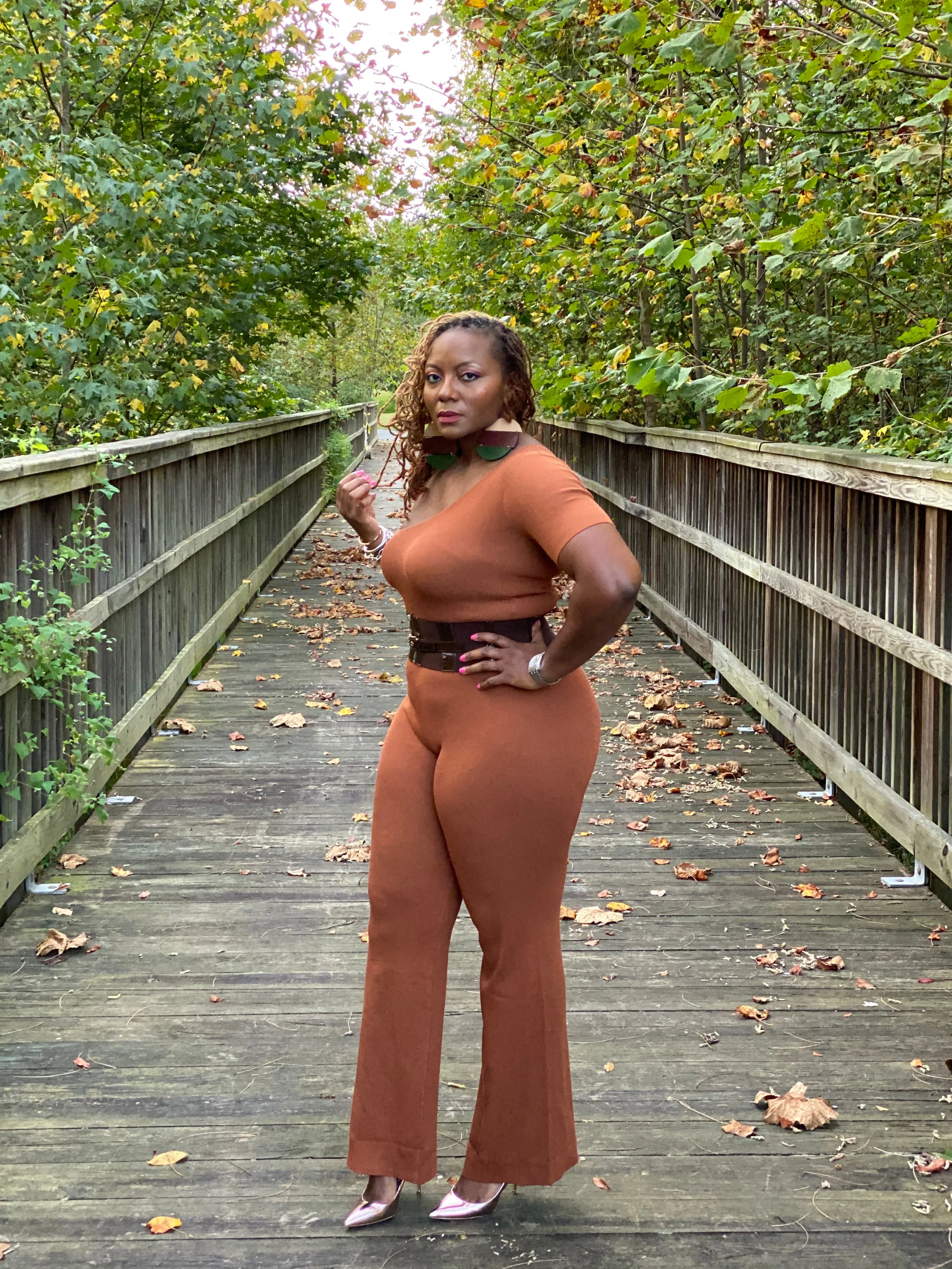 Rustic One Shoulder Jumpsuit
