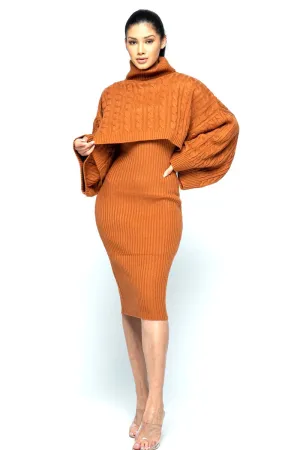Rustic Ribbed Midi Crop Set