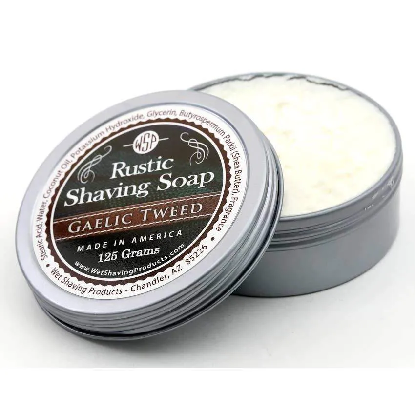Rustic Shaving Soap - Gaelic Tweed