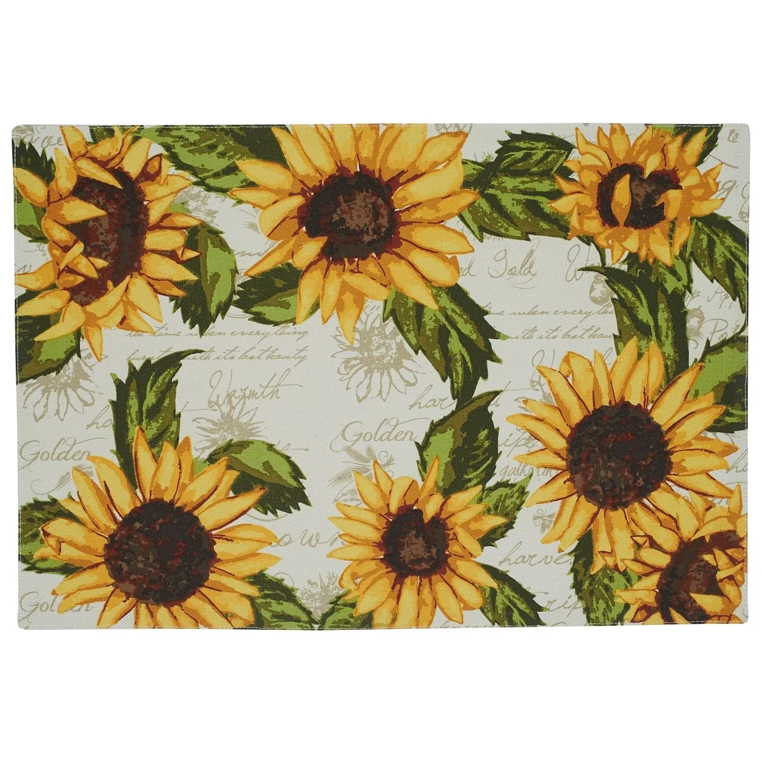 Rustic Sunflowers Printed Placemat