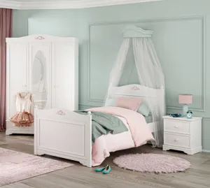 Rustic White Youth  Room