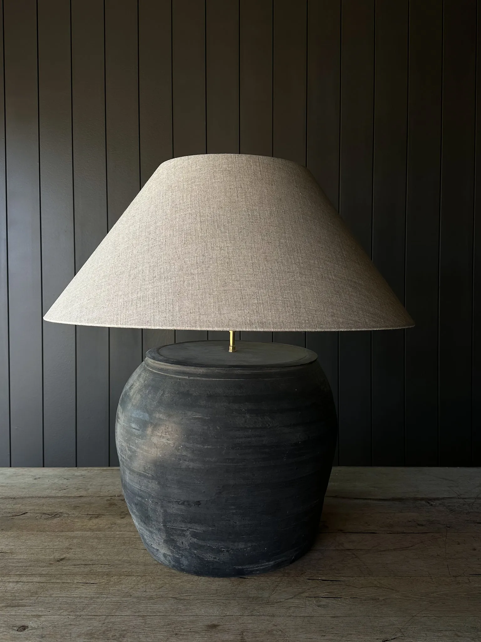 Rustic X-Large Pot Lamp