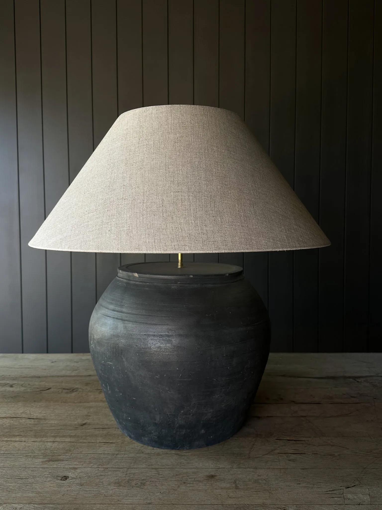 Rustic X-Large Pot Lamp