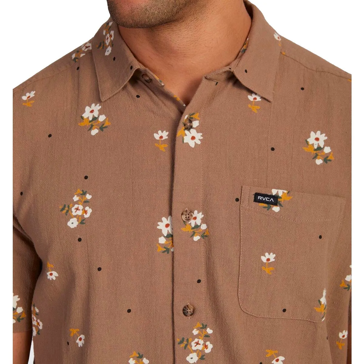 RVCA - Happy Dayzie Shirt Timber