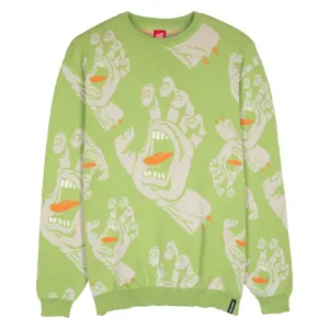 Santa Cruz Crew Hands All Over Knit Crew - Apple