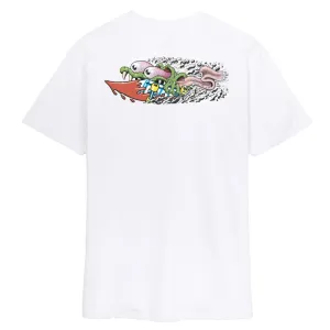 Santa Cruz T-Shirt Meek Concrete Slasher - White