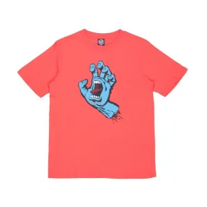 Santa Cruz Womens T-Shirt Screaming Hand T-Shirt - Diva Pink