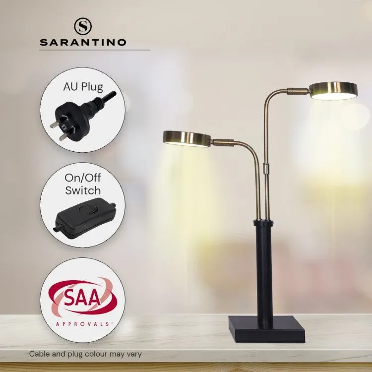 SARANTINO LED METAL TABLE LAMP