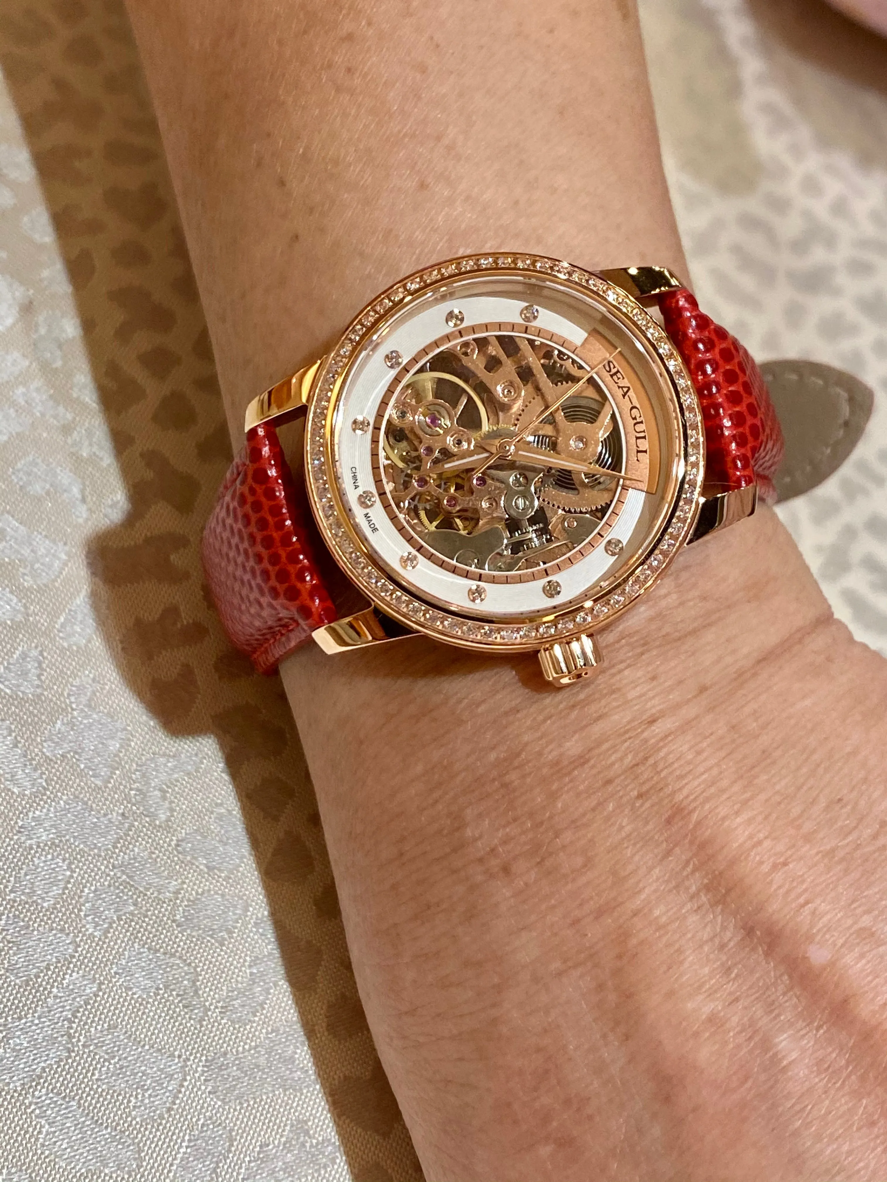 Sea-Gull 719.403Lk ladies skeleton Mechanical watch