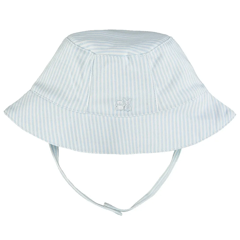 Selwyn Blue Striped Fishermans Hat
