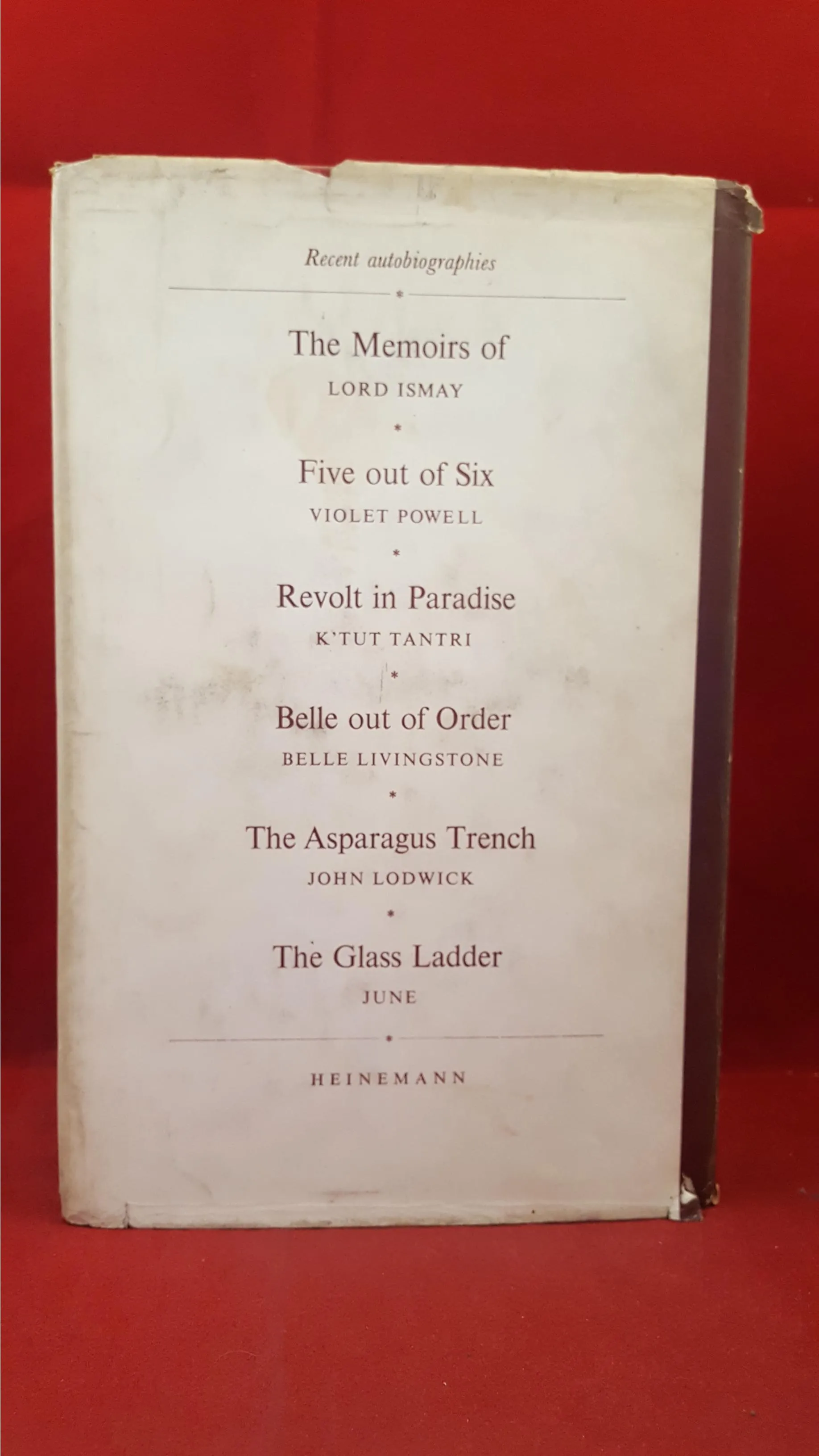 Sibyl Hathaway - Dame of Sark, Heinemann, 1961, First Edition, Signed
