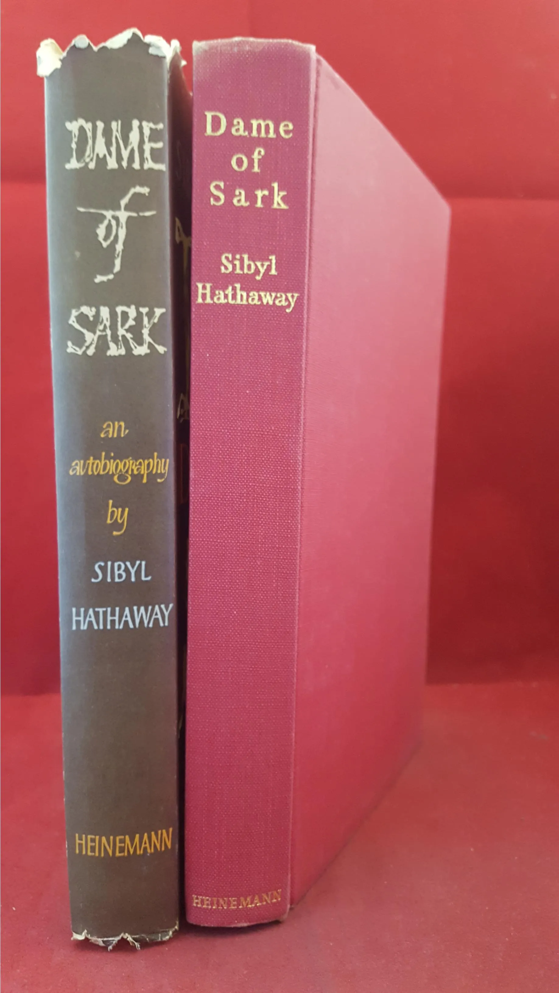 Sibyl Hathaway - Dame of Sark, Heinemann, 1961, First Edition, Signed
