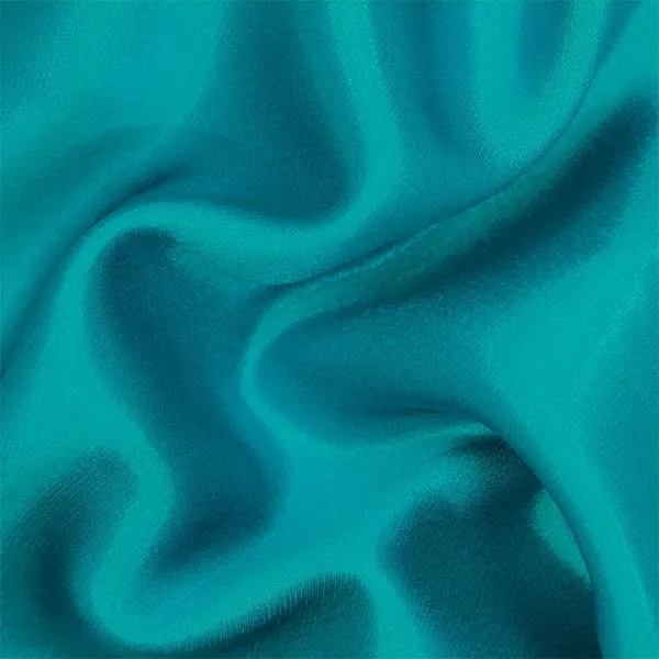 Silk Satin Turquoise Tie