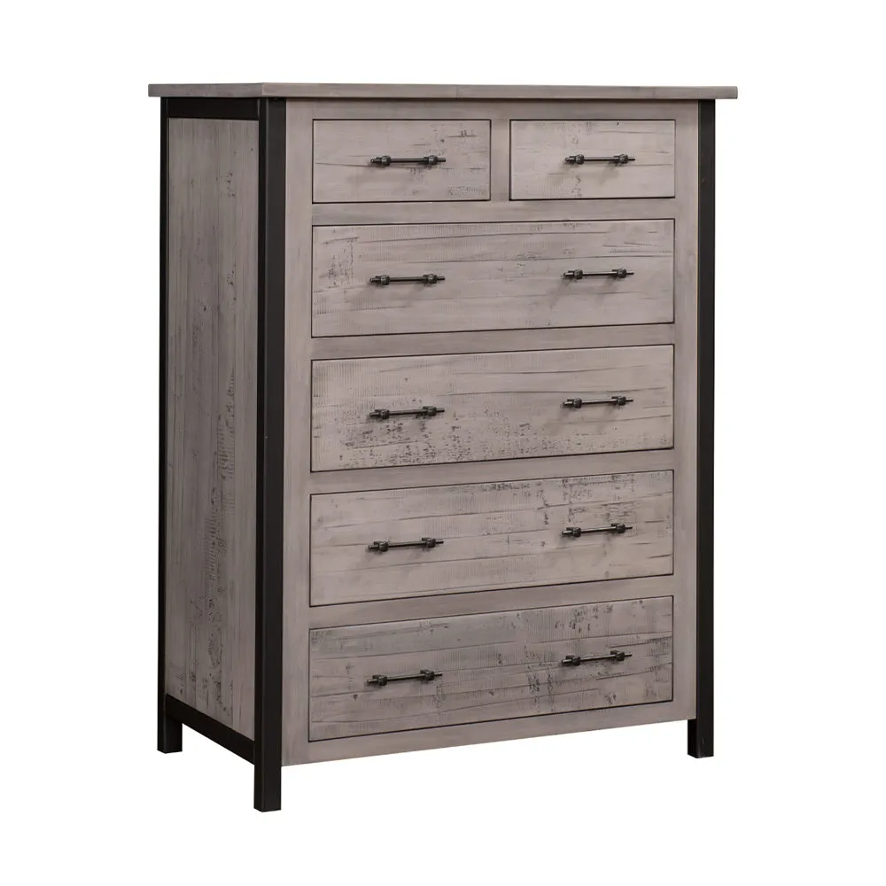 Silverton Rustic Metal Dresser