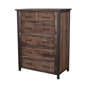 Silverton Rustic Metal Dresser