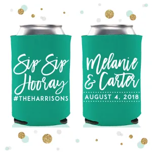 Sip Sip Hooray - Wedding Can Cooler #98R