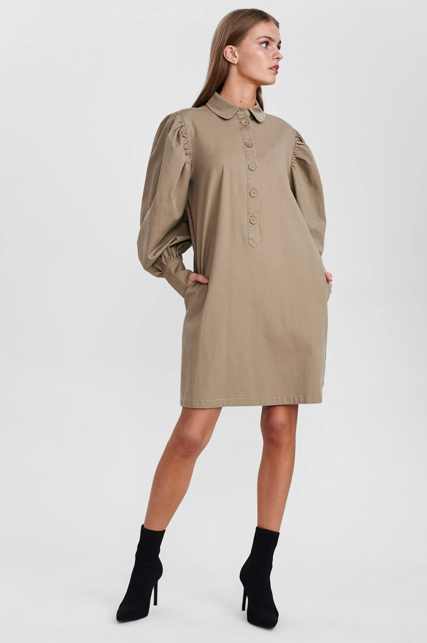 SISIMMY DRESS - Lead Gray