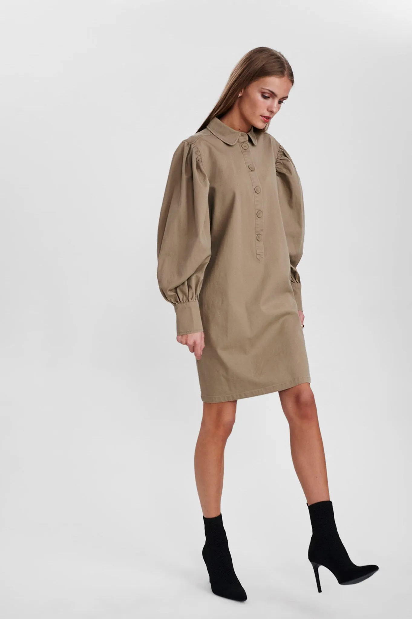 SISIMMY DRESS - Lead Gray