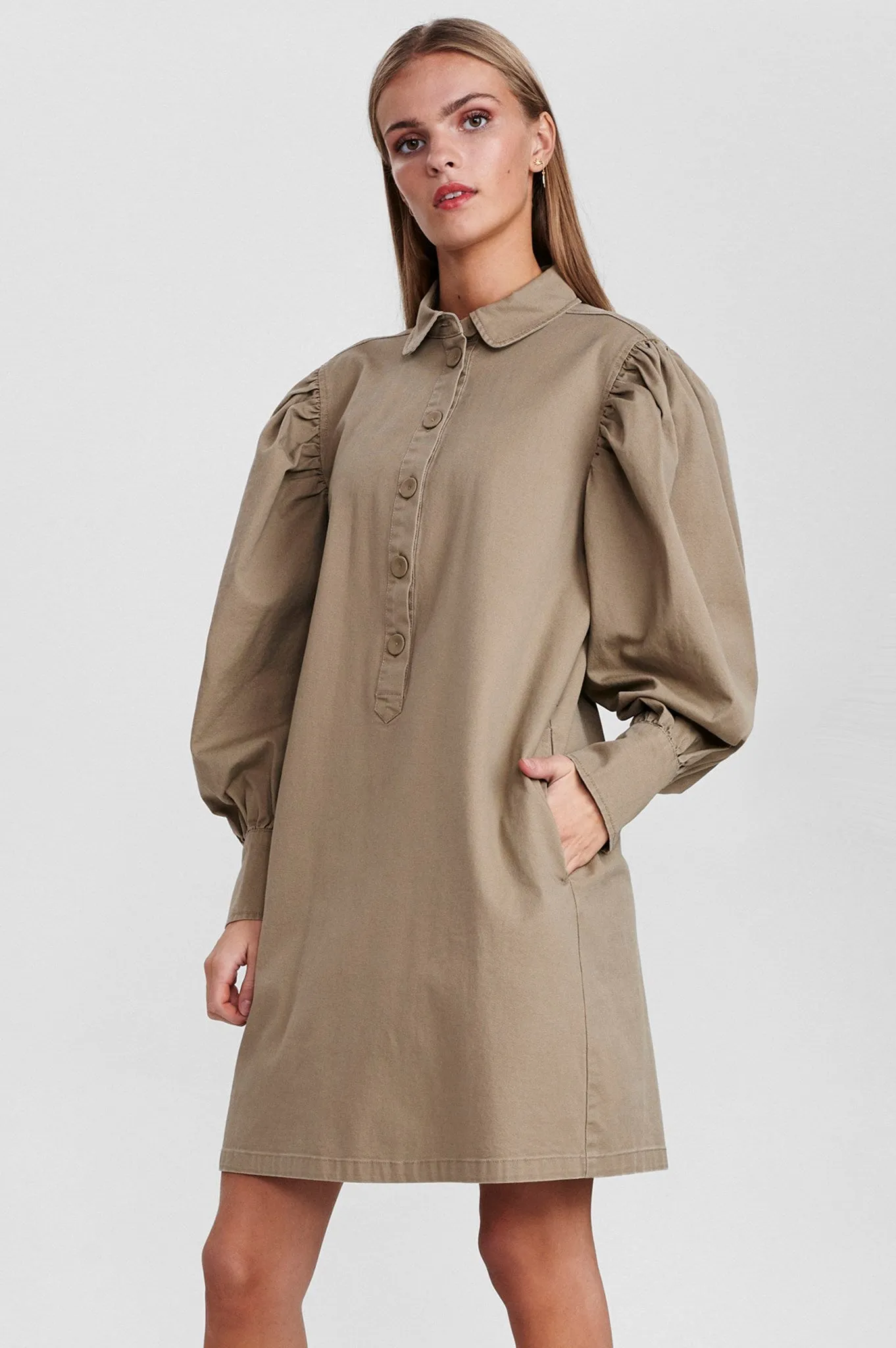 SISIMMY DRESS - Lead Gray