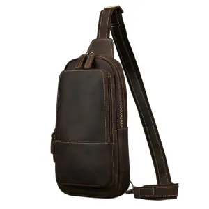 Small Crossbody Bags Genuine Leather Chest Bag Summer Outdoor Bag