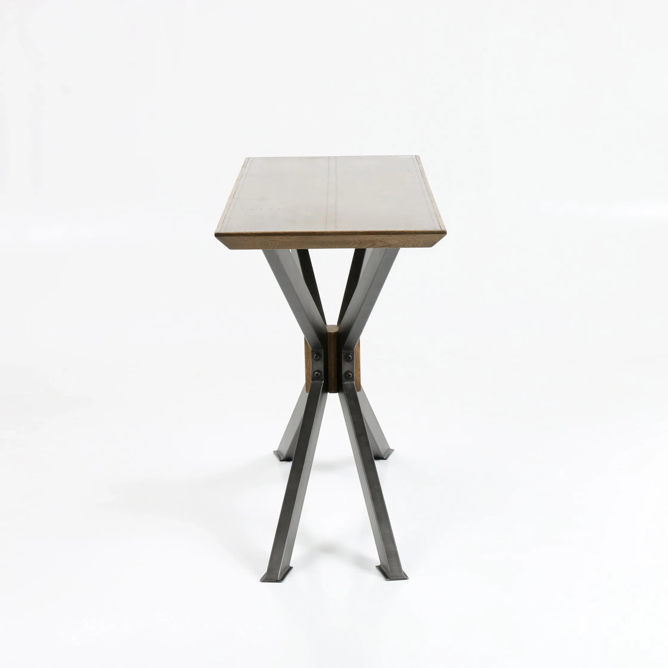 Spider Console Table-Bright Brass Clad